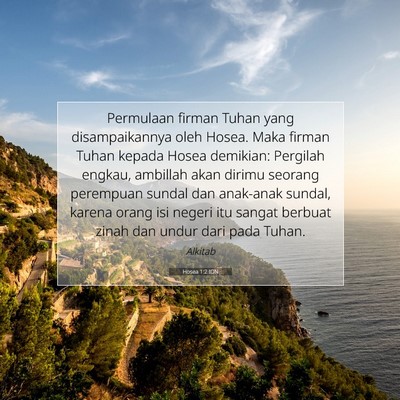 Hosea 1:2 Ayat Alkitab Dijelaskan
