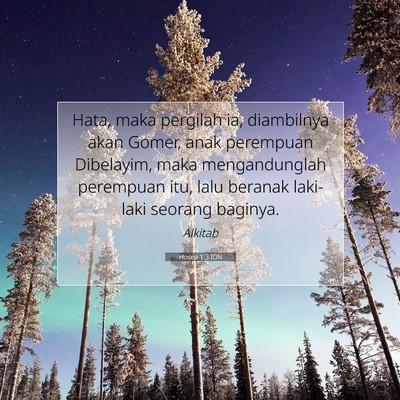 Hosea 1:3 Ayat Alkitab Dijelaskan