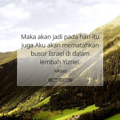 Hosea 1:5 Ayat Alkitab Dijelaskan
