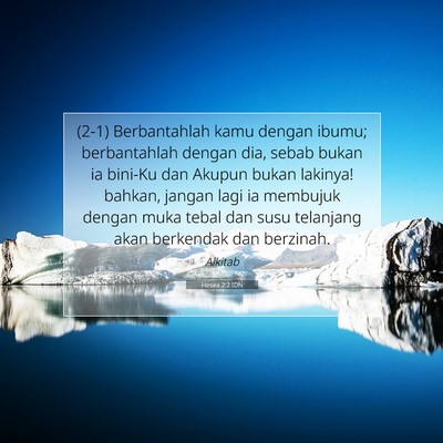 Hosea 2:2 Ayat Alkitab Dijelaskan