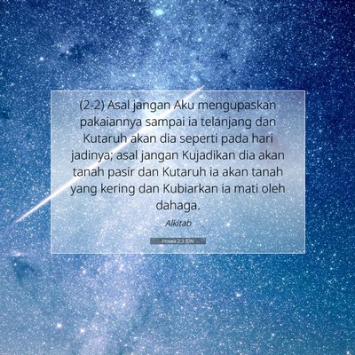 Hosea 2:3 IDN Gambar Ayat Alkitab