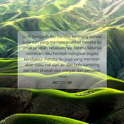 Hosea 2:5 IDN Gambar Ayat Alkitab