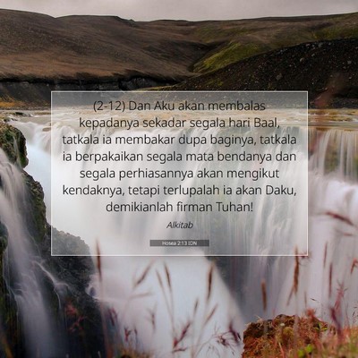Hosea 2:13 IDN Gambar Ayat Alkitab