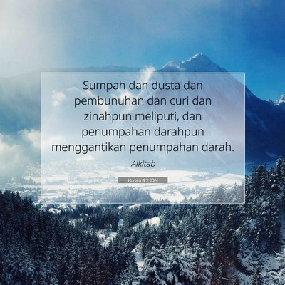 Hosea 4:2 IDN Gambar Ayat Alkitab