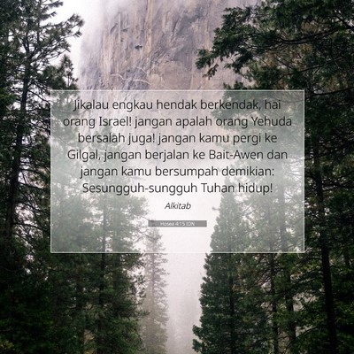 Hosea 4:15 IDN Gambar Ayat Alkitab