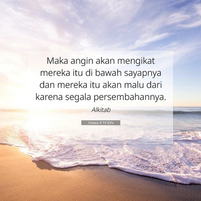 Hosea 4:19 Ayat Alkitab Dijelaskan