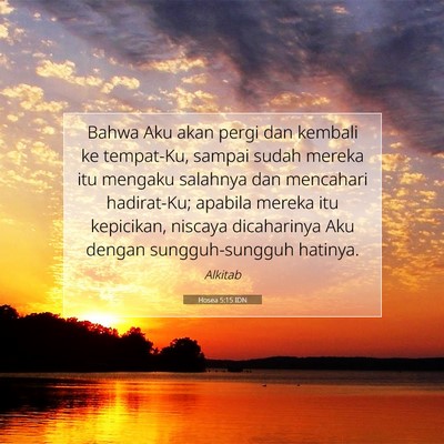 Hosea 5:15 IDN Gambar Ayat Alkitab
