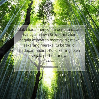 Hosea 7:2 Ayat Alkitab Dijelaskan