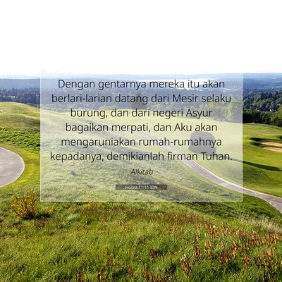 Hosea 11:11 Ayat Alkitab Dijelaskan