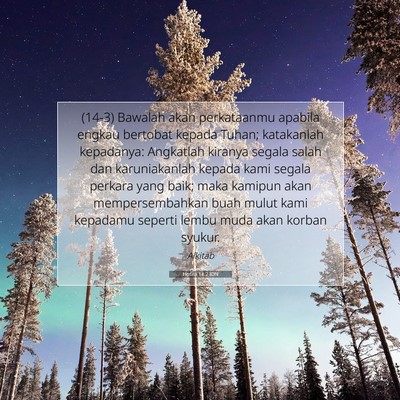 Hosea 14:2 IDN Gambar Ayat Alkitab