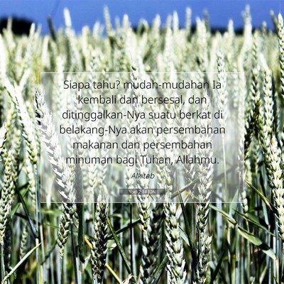 Yoel 2:14 IDN Gambar Ayat Alkitab
