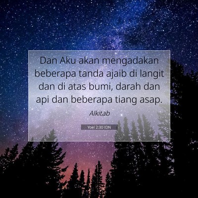 Yoel 2:30 IDN Gambar Ayat Alkitab