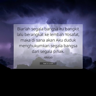 Yoel 3:12 IDN Gambar Ayat Alkitab
