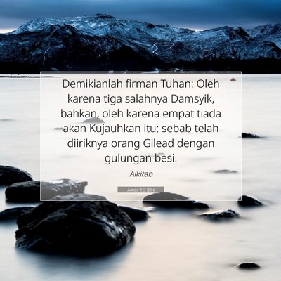 Amos 1:3 Ayat Alkitab Dijelaskan