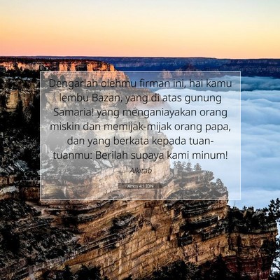 Amos 4:1 IDN Gambar Ayat Alkitab