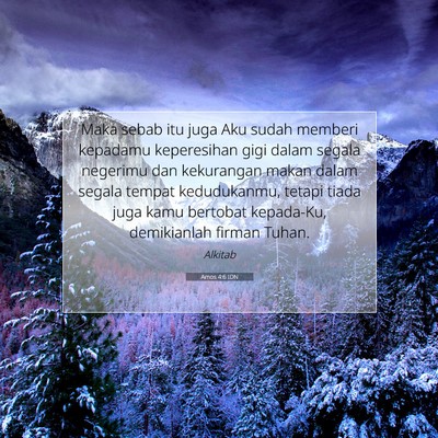 Amos 4:6 IDN Gambar Ayat Alkitab