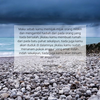 Amos 5:11 IDN Gambar Ayat Alkitab