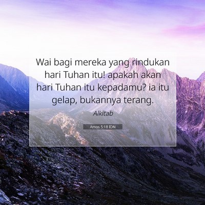 Amos 5:18 IDN Gambar Ayat Alkitab