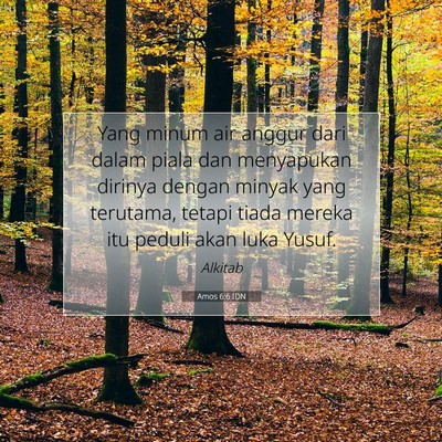 Amos 6:6 IDN Gambar Ayat Alkitab