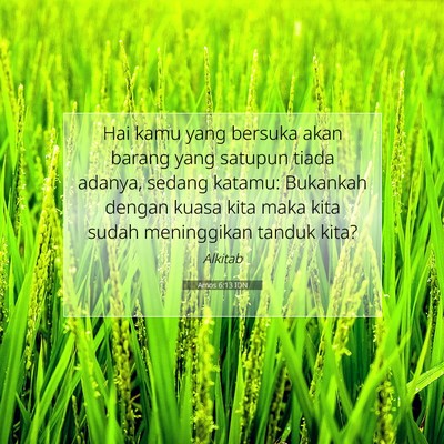 Amos 6:13 IDN Gambar Ayat Alkitab