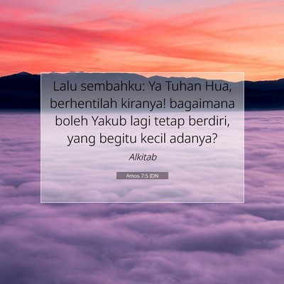 Amos 7:5 Ayat Alkitab Dijelaskan