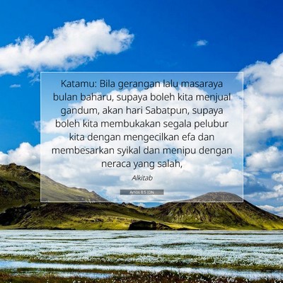 Amos 8:5 IDN Gambar Ayat Alkitab