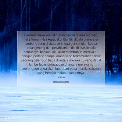 Amos 9:1 IDN Gambar Ayat Alkitab
