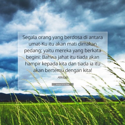 Amos 9:10 IDN Gambar Ayat Alkitab
