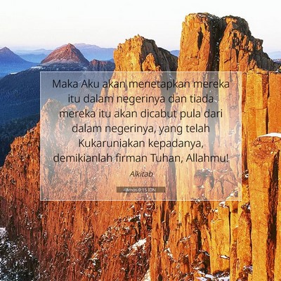 Amos 9:15 Ayat Alkitab Dijelaskan