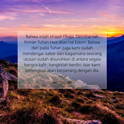 Obaja 1:1 Ayat Alkitab Dijelaskan
