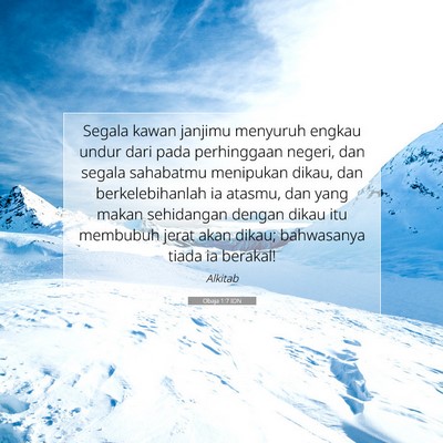 Obaja 1:7 Ayat Alkitab Dijelaskan