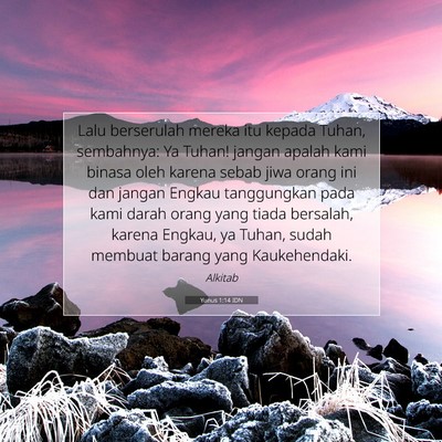 Yunus 1:14 Ayat Alkitab Dijelaskan