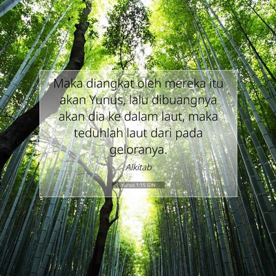Yunus 1:15 Ayat Alkitab Dijelaskan