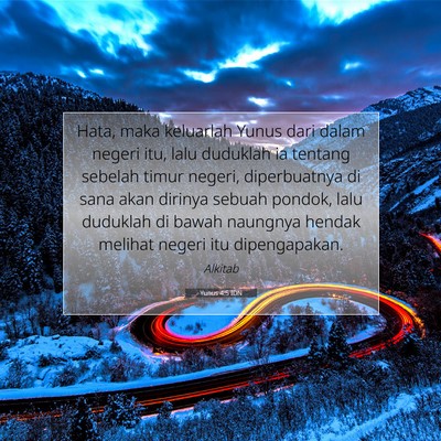 Yunus 4:5 Ayat Alkitab Dijelaskan