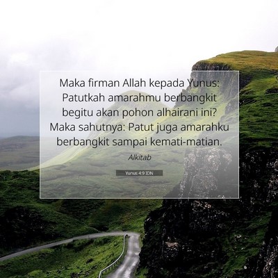 Yunus 4:9 IDN Gambar Ayat Alkitab