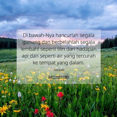 Mikha 1:4 Ayat Alkitab Dijelaskan
