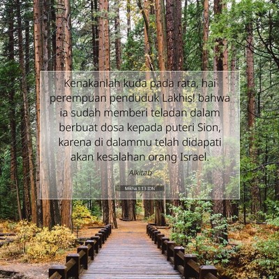 Mikha 1:13 Ayat Alkitab Dijelaskan