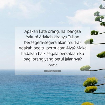 Mikha 2:7 Ayat Alkitab Dijelaskan