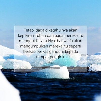 Mikha 4:12 IDN Gambar Ayat Alkitab