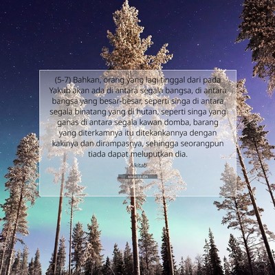 Mikha 5:8 IDN Gambar Ayat Alkitab