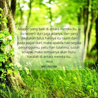 Mikha 7:4 IDN Gambar Ayat Alkitab