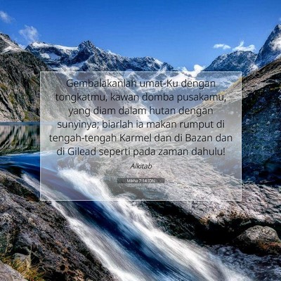 Mikha 7:14 IDN Gambar Ayat Alkitab