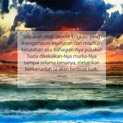 Mikha 7:18 IDN Gambar Ayat Alkitab