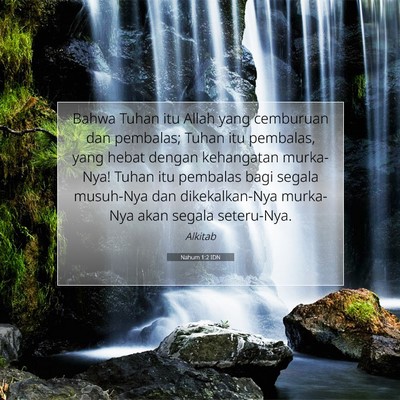 Nahum 1:2 Ayat Alkitab Dijelaskan