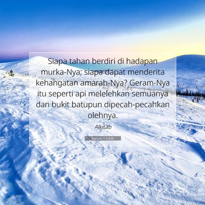 Nahum 1:6 Ayat Alkitab Dijelaskan