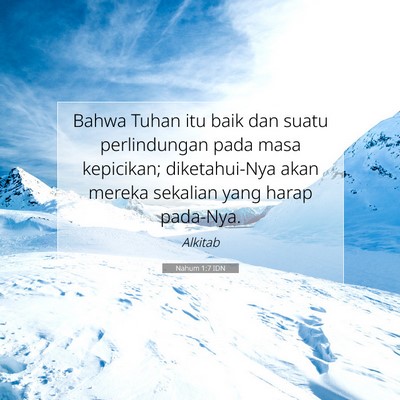 Nahum 1:7 Ayat Alkitab Dijelaskan