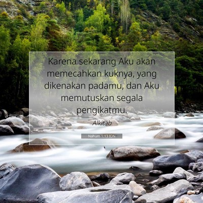 Nahum 1:13 Ayat Alkitab Dijelaskan