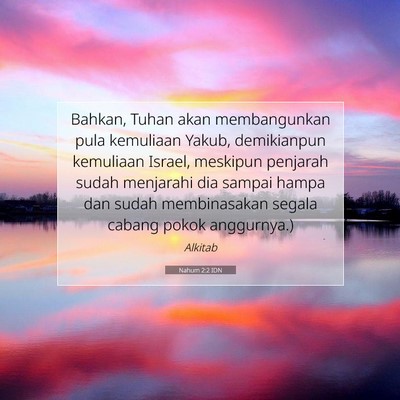 Nahum 2:2 IDN Gambar Ayat Alkitab