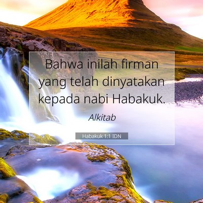 Habakuk 1:1 Ayat Alkitab Dijelaskan