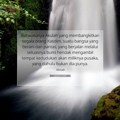 Habakuk 1:6 Ayat Alkitab Dijelaskan